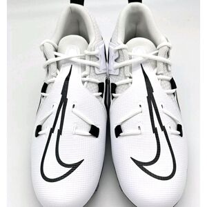Nike Alpha Menace Pro 3 Men's Size12.5 White Mid Cut Football Cleats CT6649-100